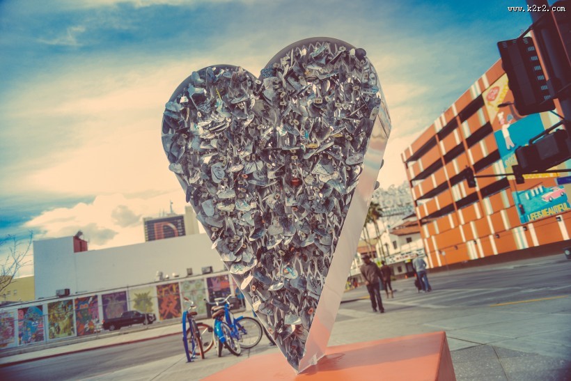 好看的心形物品图片