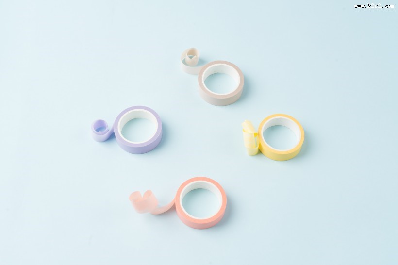 五颜六色的胶带图片