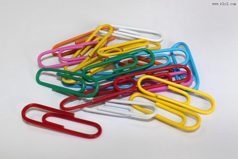 彩色回形针图片大全