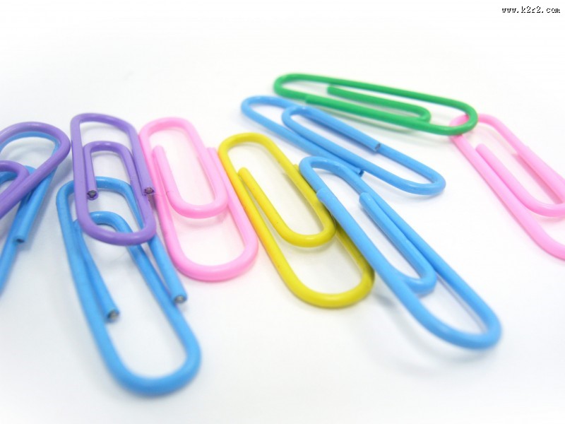 彩色回形针图片大全