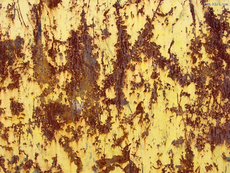 锈迹斑斑废旧的铁皮图片