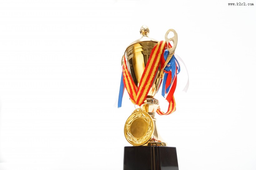 荣誉的奖杯和奖牌图片