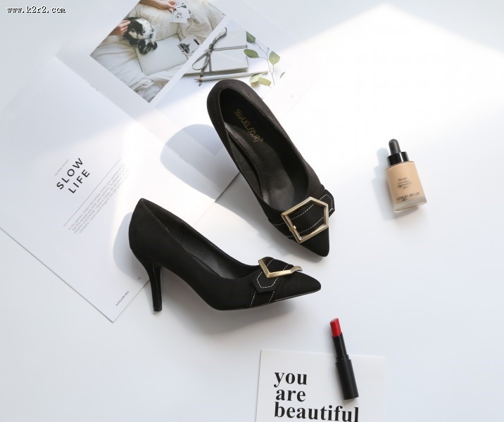 女鞋文艺范素材图片