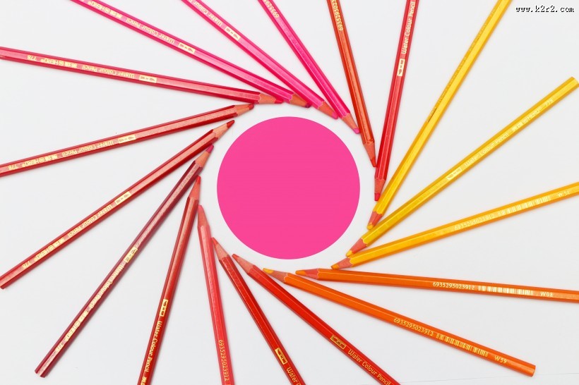 唯美彩色铅笔图片