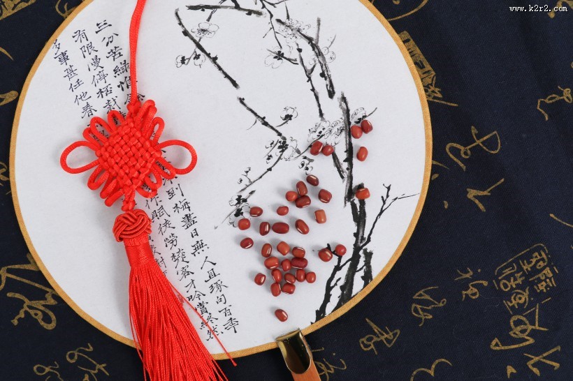 吉祥红色中国结图片