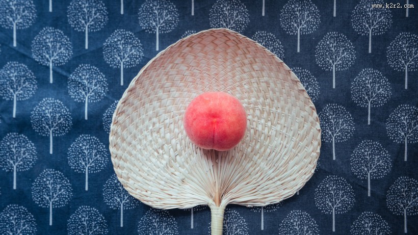 夏日传统蒲扇图片