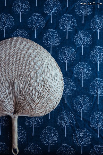 夏日传统蒲扇图片