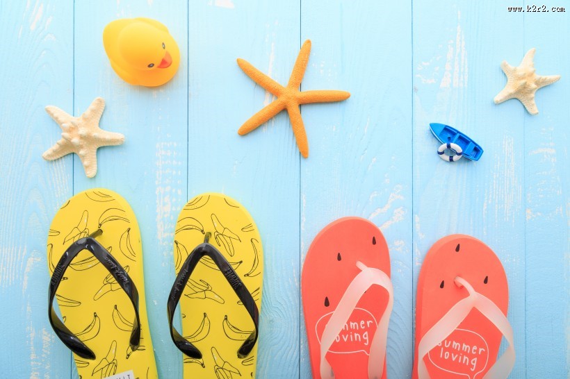 夏季拖鞋图片