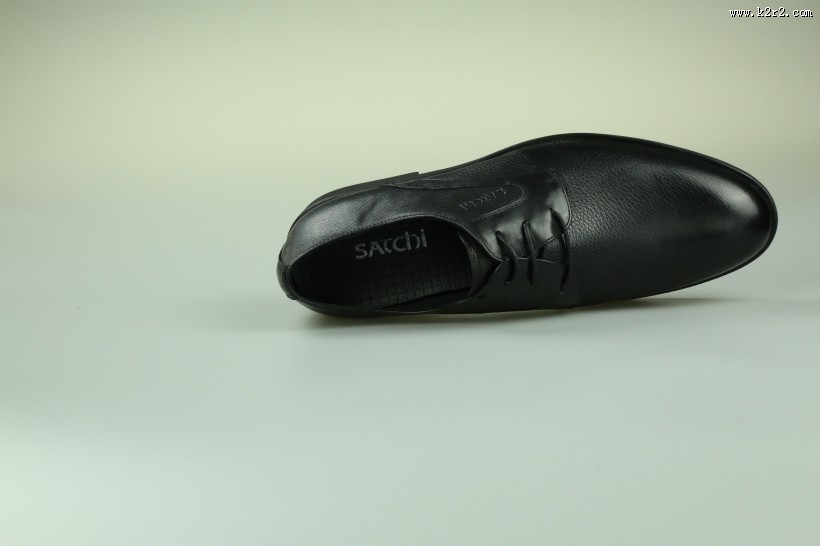 黑色商务男士皮鞋图片