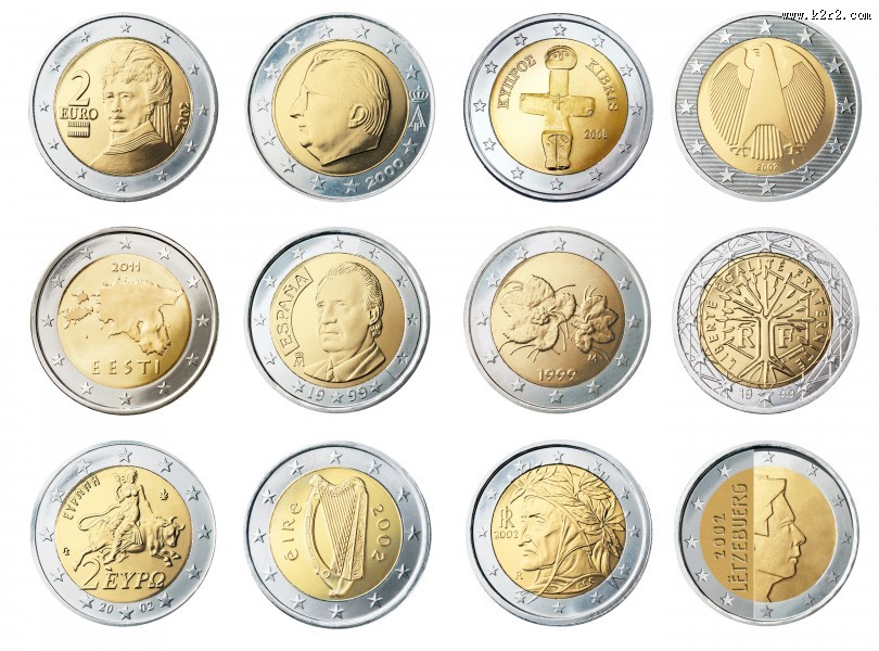 各种各样的硬币图片