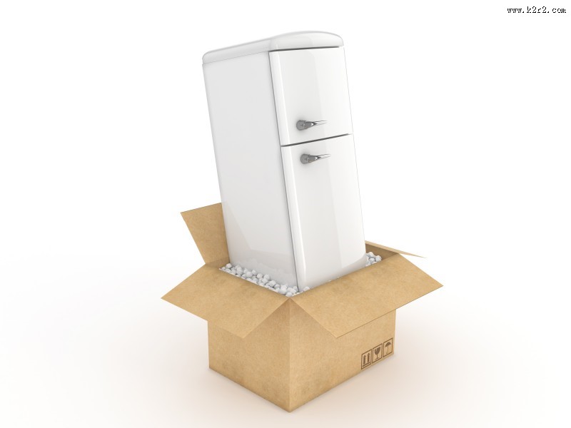 纸箱与家电图片