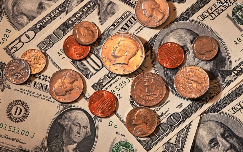 国外货币金币图片