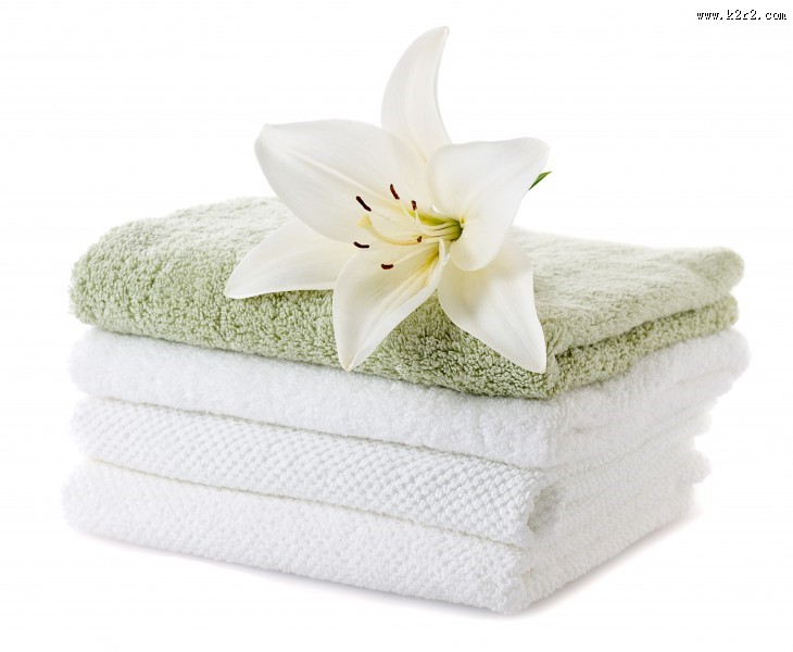 五颜六色的毛巾图片