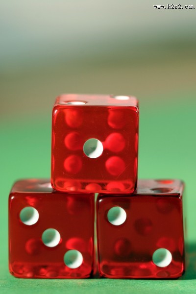 五彩的骰子图片