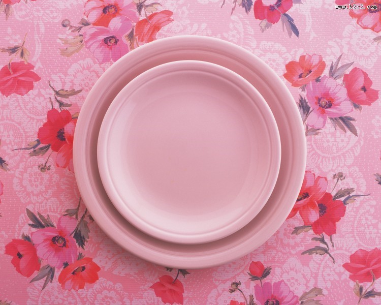 盘子上的花卉丝带艺术摄影图片大全