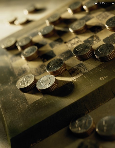 摆拍中的钱币图片