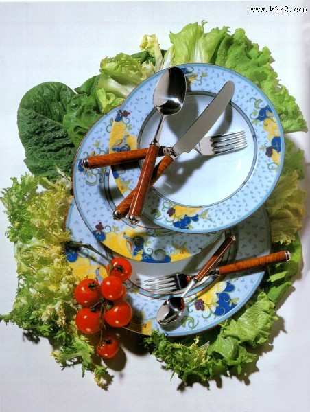 少女系列之餐具摆设图片大全