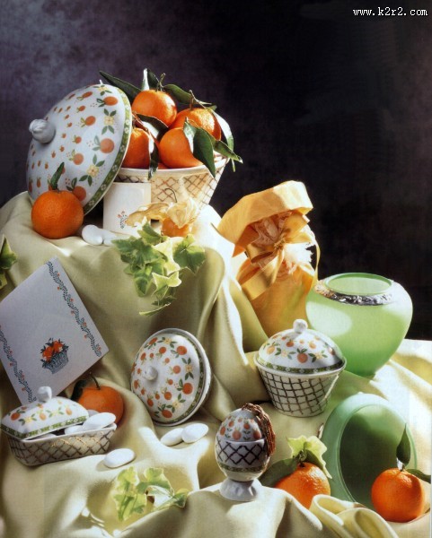 少女系列之餐具摆设图片大全