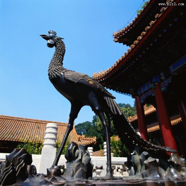 庙宇里的雕塑图片