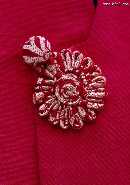 复古的旗袍扣图片