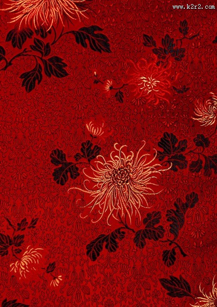 中国丝绸花纹图片