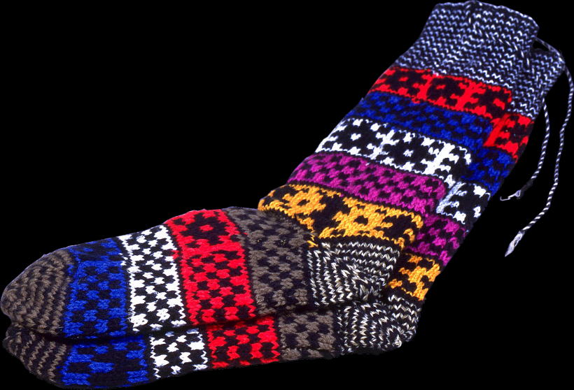 袜子透明背景PNG图片