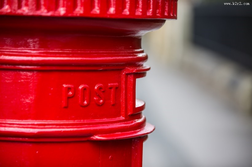 红色邮筒图片