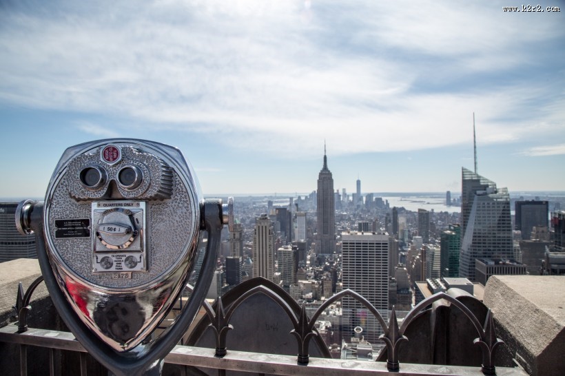 观光望远镜图片