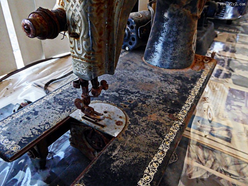 老式缝纫机图片