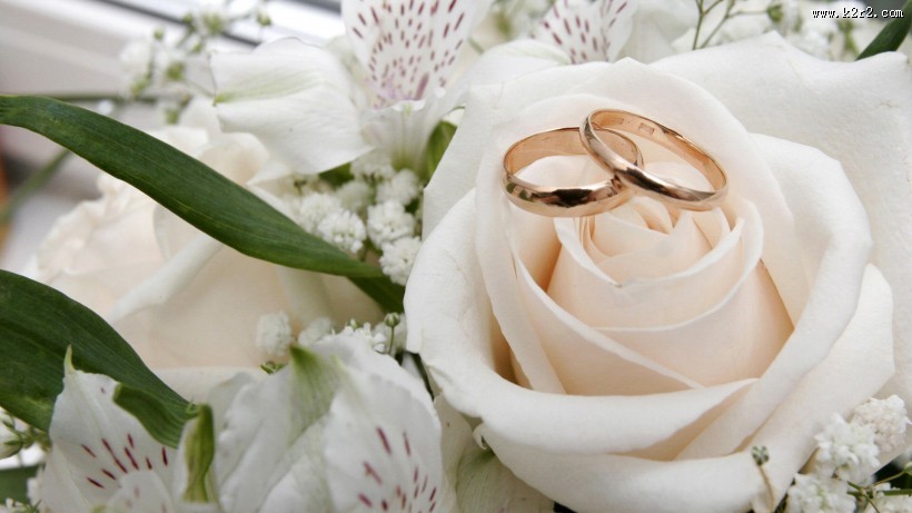 唯美浪漫戒指图片