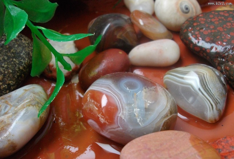 杂乱的鹅卵石图片