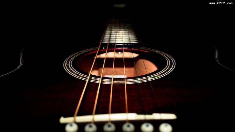吉他特写图片