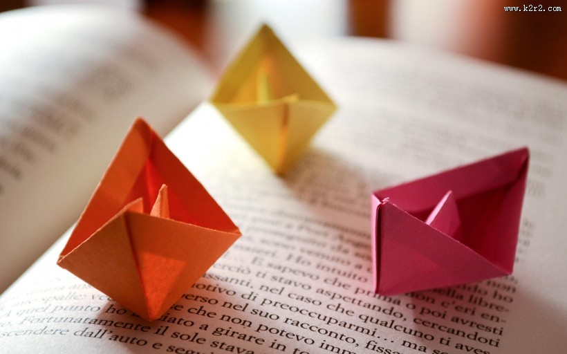 可爱的纸船图片