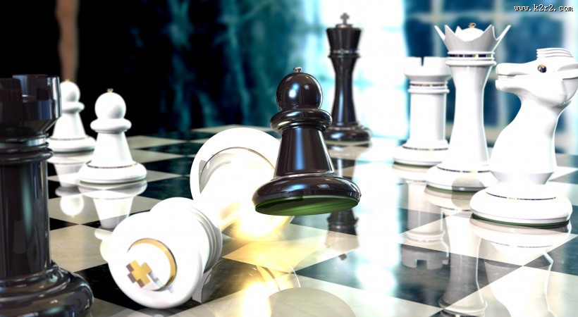 国际象棋特写图片