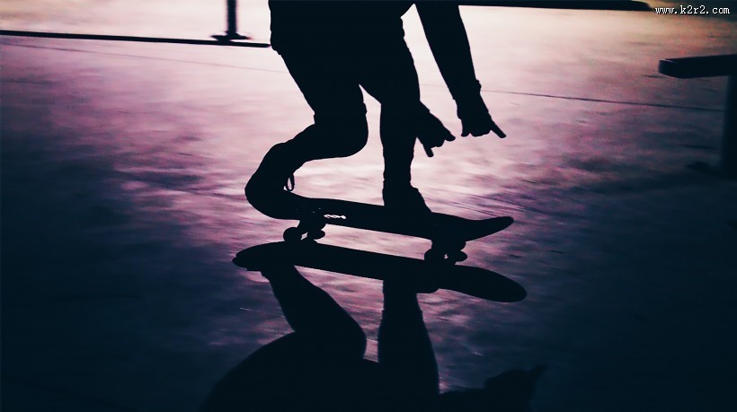 炫酷的滑板运动图片