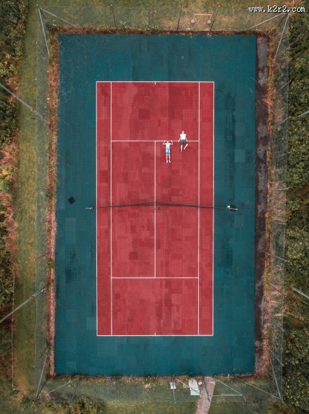 高清航拍操场图片