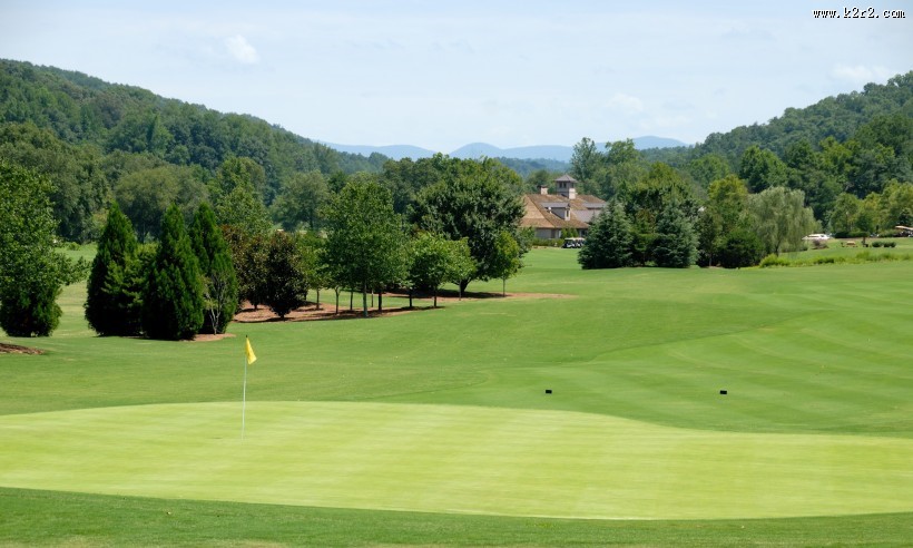 休闲运动高尔夫球场图片