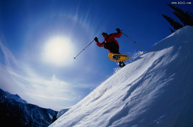 高清滑雪运动图片