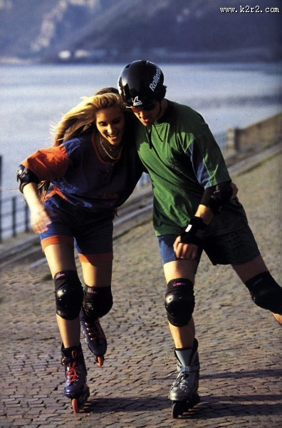 旱冰鞋运动图片