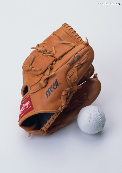 棒球用品特写图片