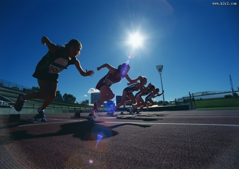 运动员赛跑图片大全