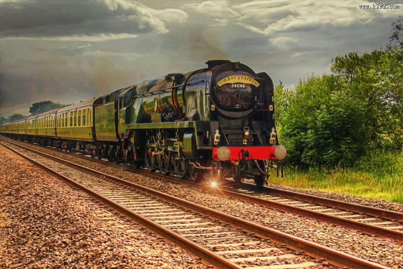 传统的有轨火车图片大全