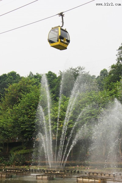 空中的缆车图片大全