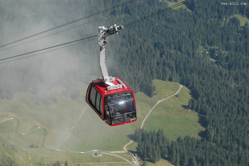 空中的缆车图片大全