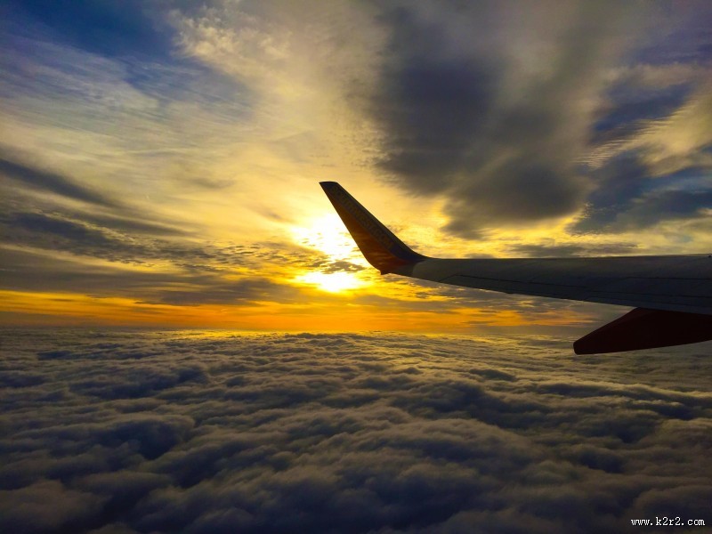 飞机的机翼图片