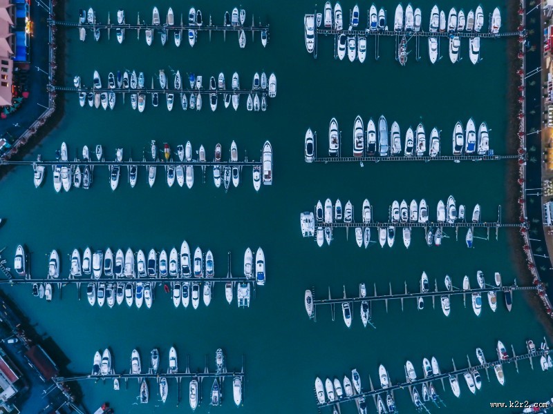 漂亮的码头俯瞰图片