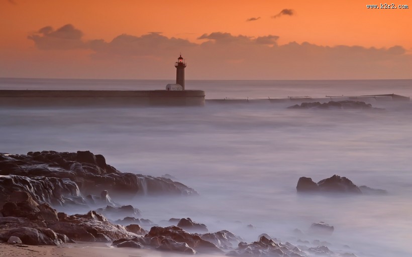 海上灯塔图片大全