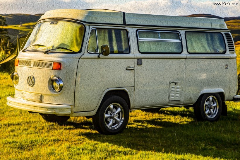 大众经典面包车图片