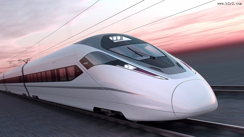 高速行驶的火车、动车、高铁图片