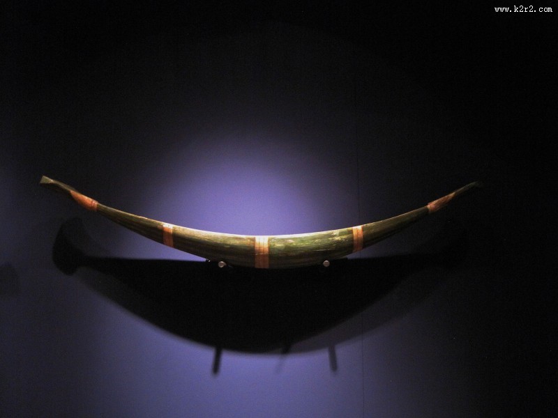 古老的手摇船博物馆图片